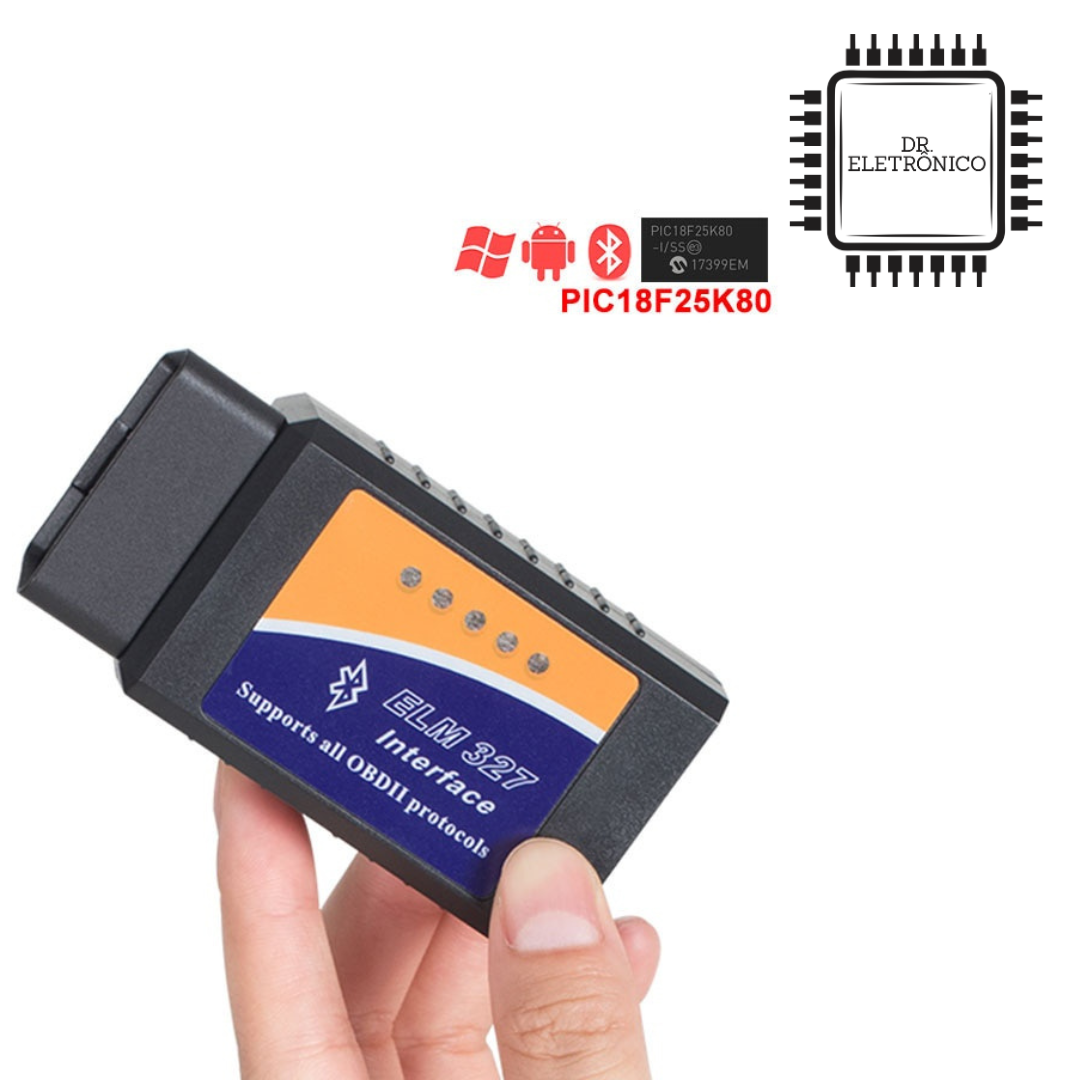 Scanner para carro Elm327 V2.1 ObdII PIC18F25K80