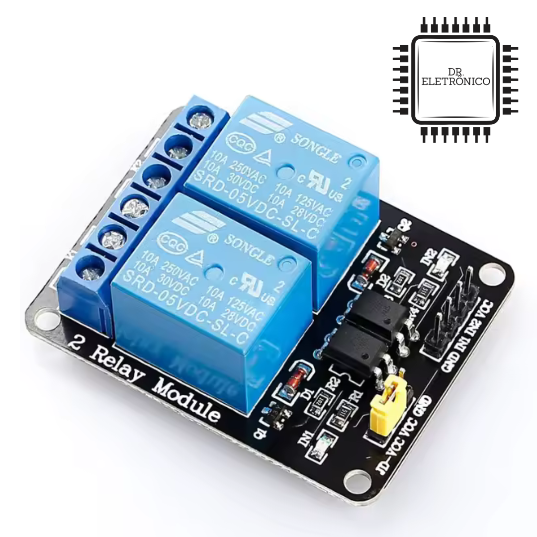 Módulo Rele 2 canais 5V