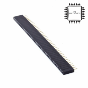 Conector Barra de Pinos Femea 40 pinos 180 graus