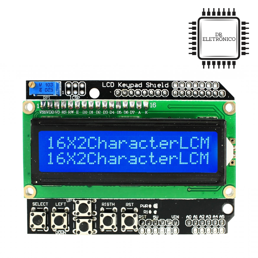 Shield Teclado LCD 16x2