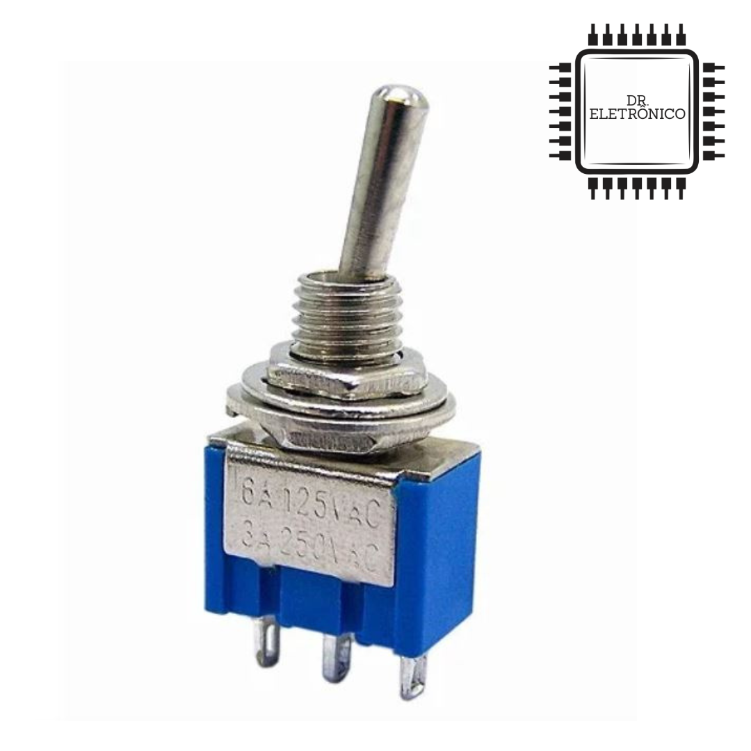 Chave Mini Alavanca ON-ON (2 Posições)