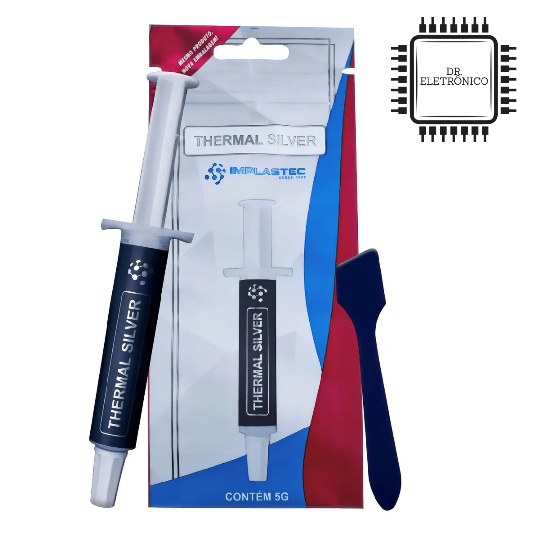 Pasta Termica Prata em Seringa 5g