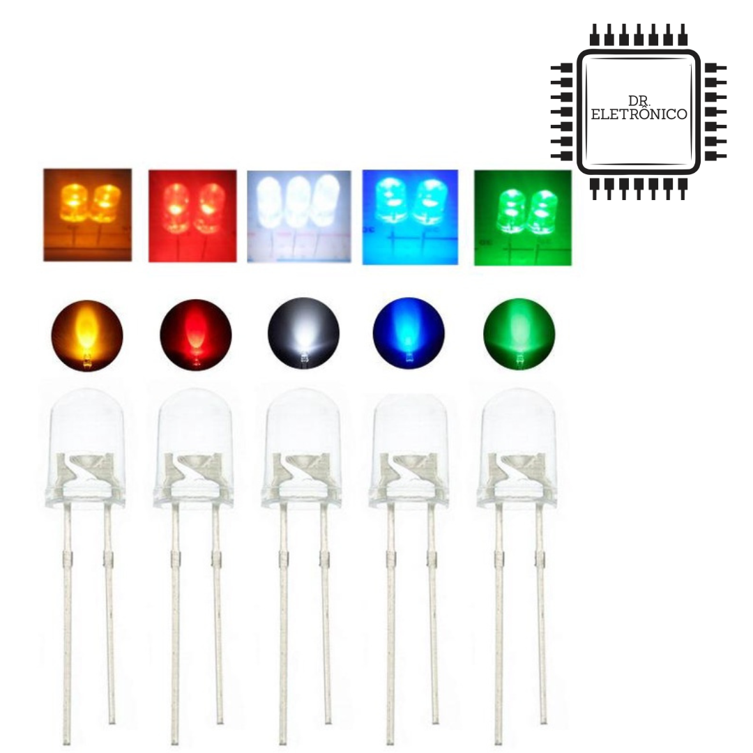 Led Transparente Alto Brilho 5mm