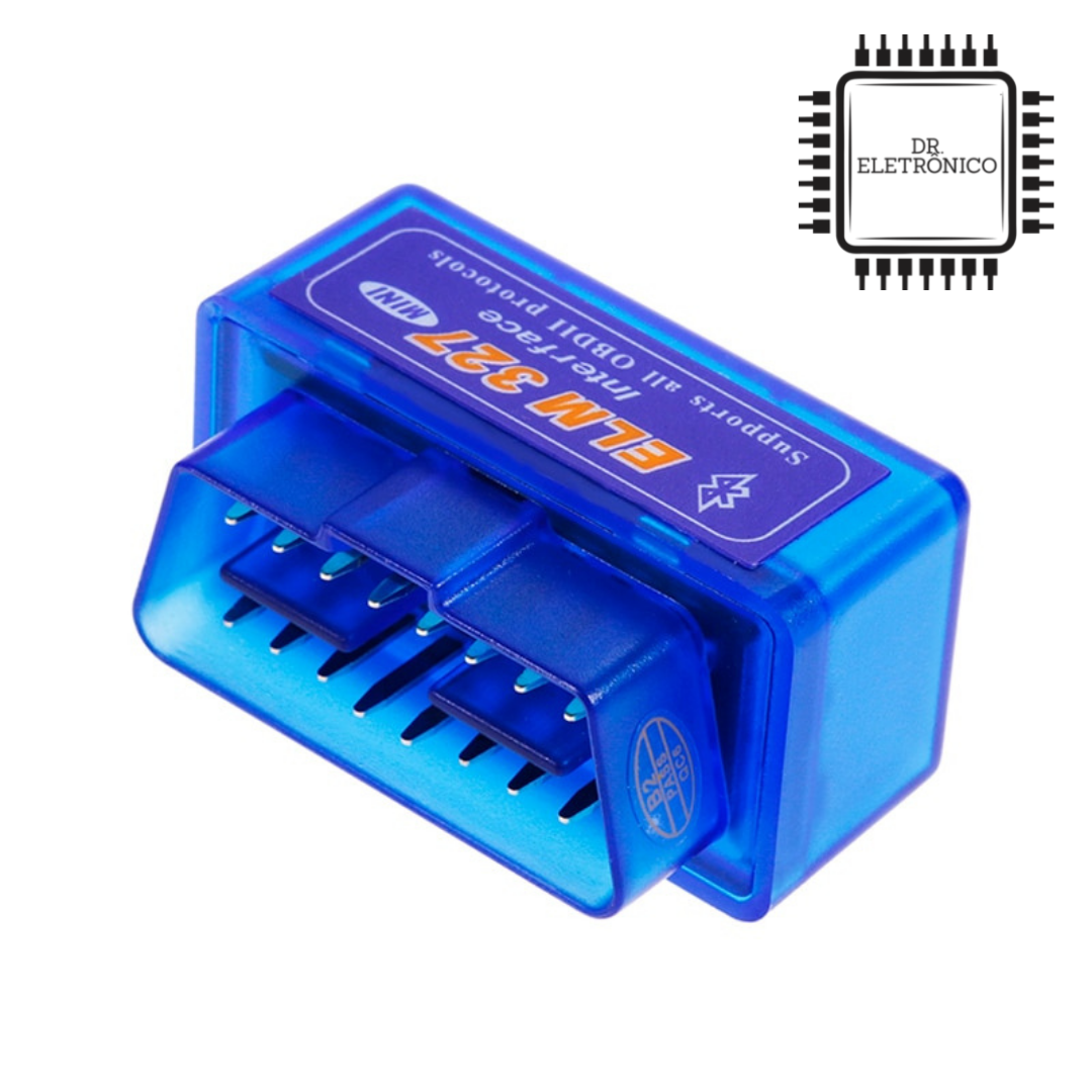 Mini Scanner Elm327 V1.5 para carro ObdII azul