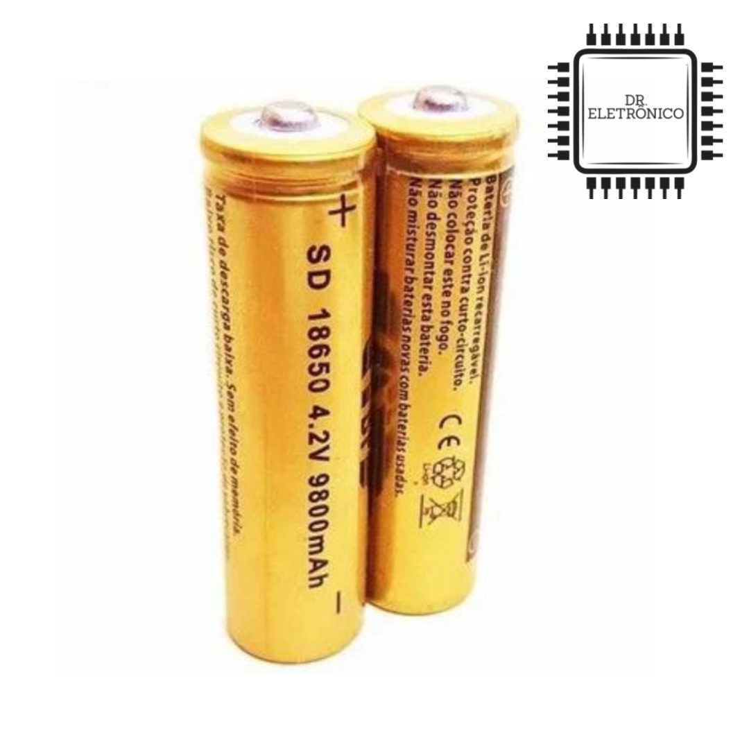 Bateria 18650 4,2v 9800mah - Imagem 4