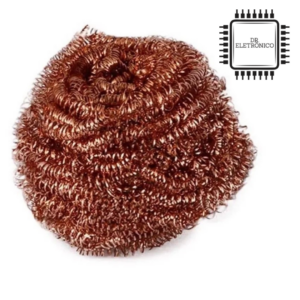 Esponja Metalica para Ferro de solda