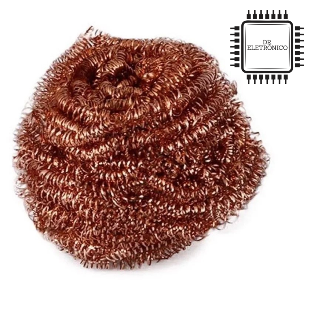 Esponja Metalica para Ferro de solda