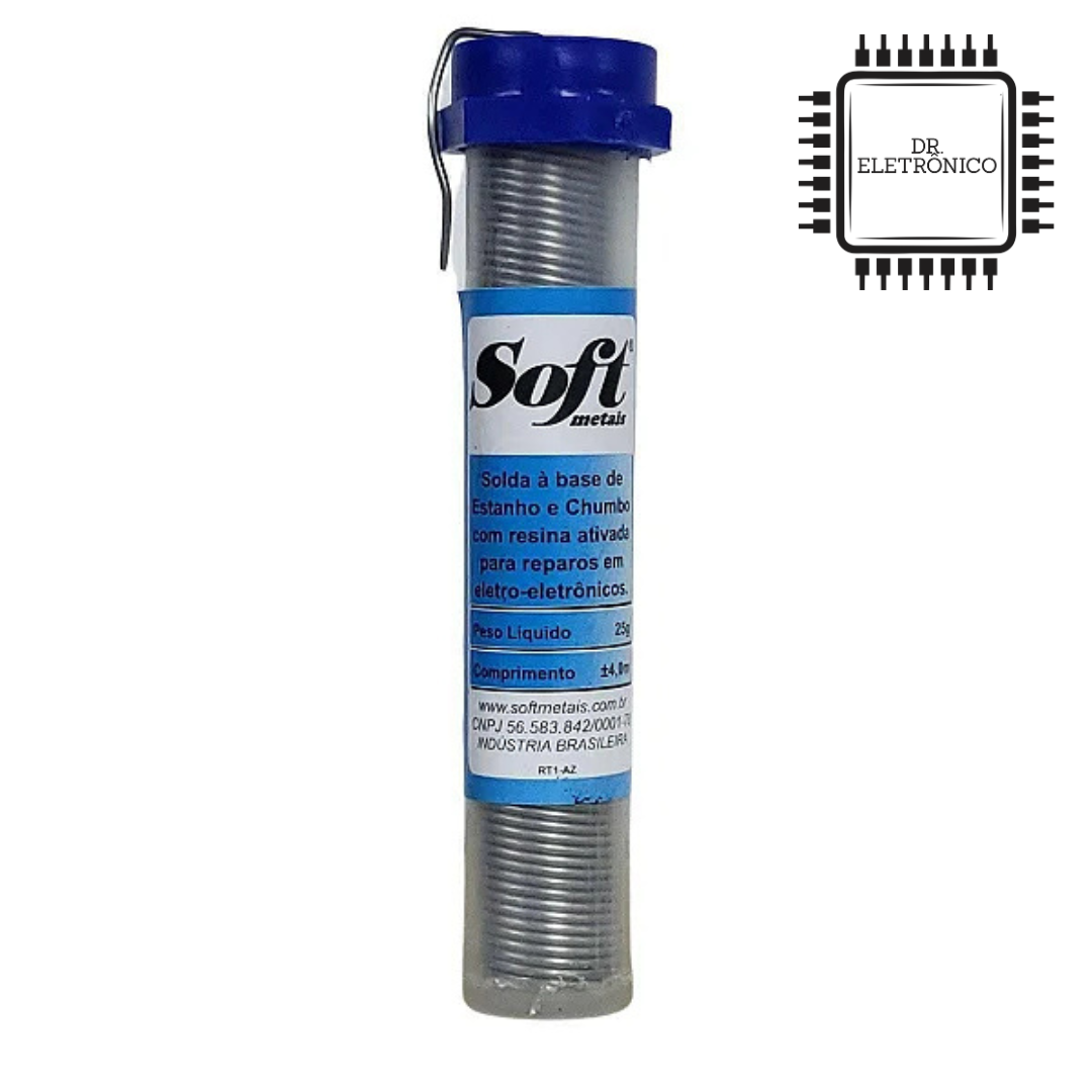 Estanho de Solda 1mm 25g - SOFT