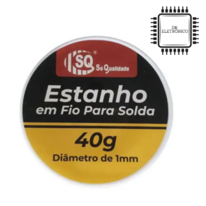 Estanho de Solda 1mm 40g - SQ