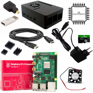 Kit completo raspberry pi 4 4gb