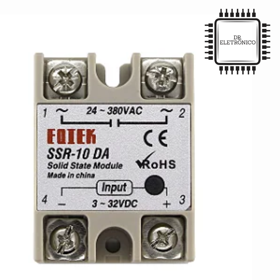 Relé SSR-10 DA 3~32VDC