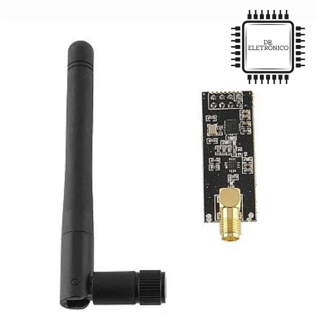 Módulo Nrf24L01 2.4gHz com Antena - Imagem 2
