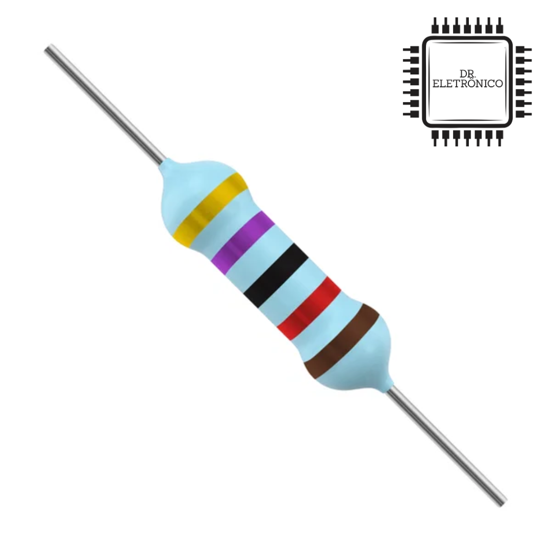 Resistor de Precisão 47K 1/4w