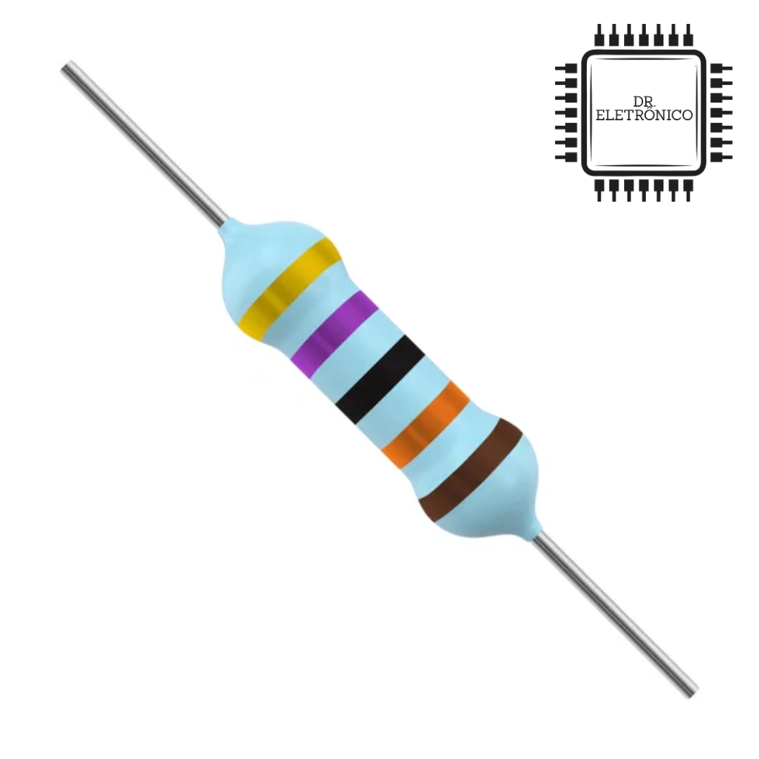 Resistor de Precisão 470K 1/4w