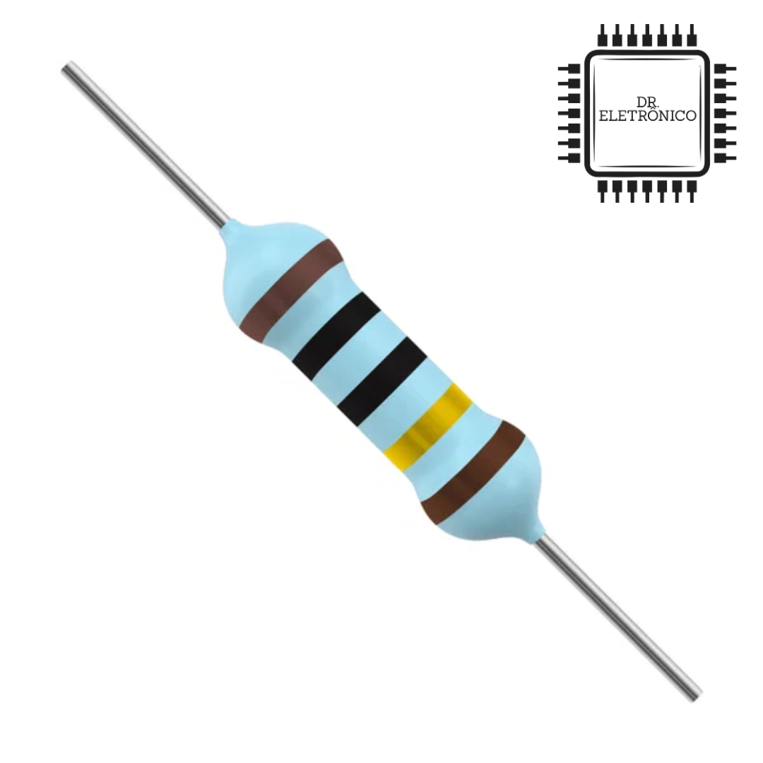 Resistor de Precisão 1M 1/4w