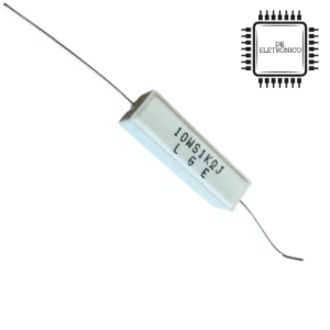 Resistor de Porcelana 1K 10W