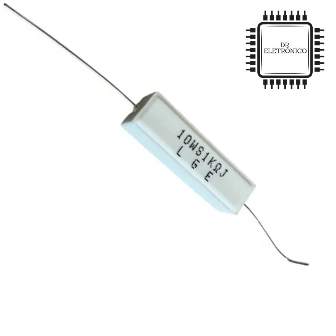 Resistor de Porcelana 1K 10W