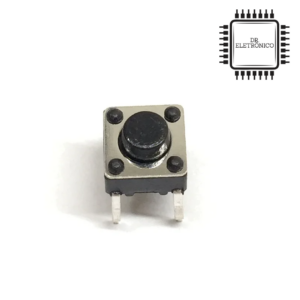 Chave Tactil 6x6x5mm - 4T (Preto)