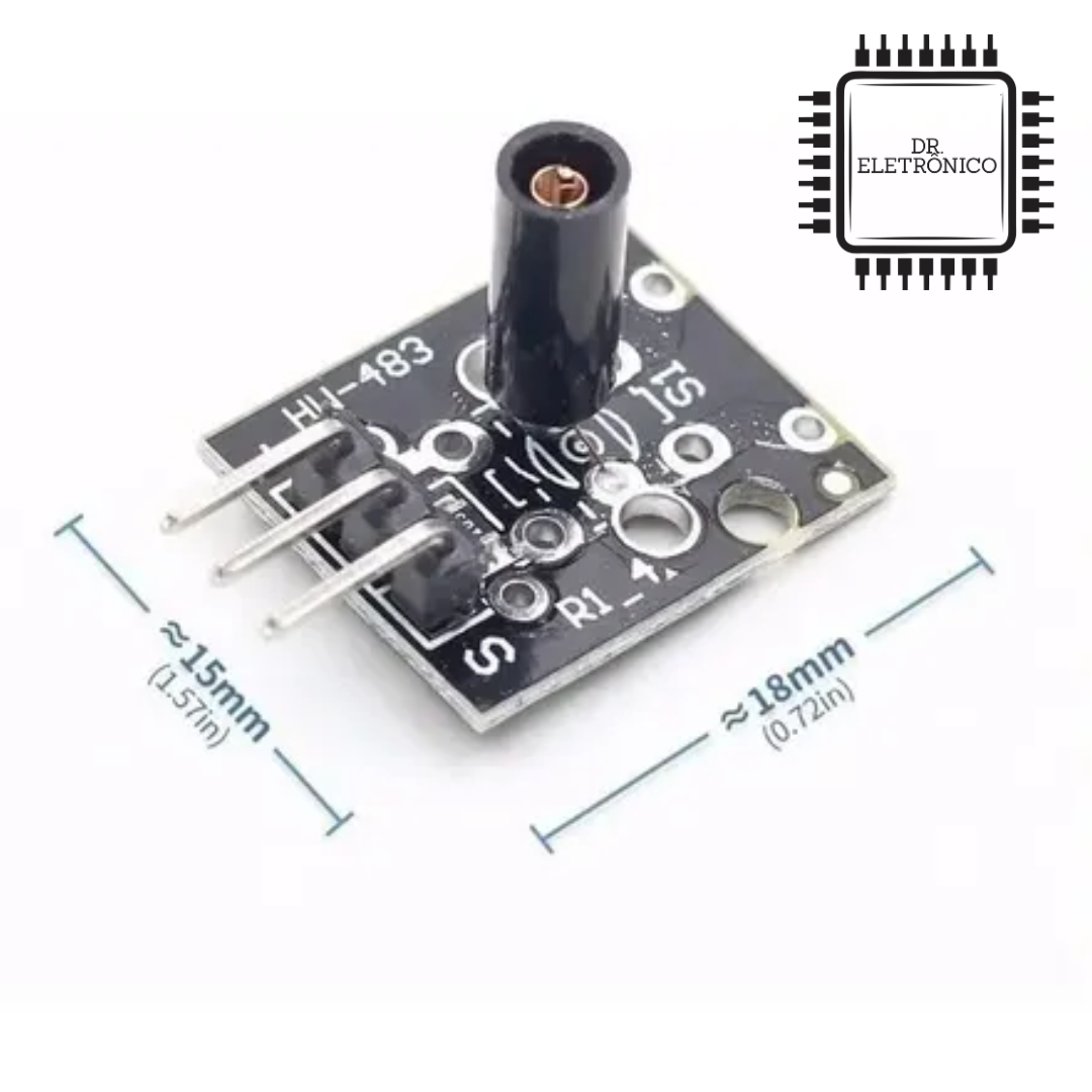 Módulo Sensor de Vibração e Choque Ky-002 - Imagem 2