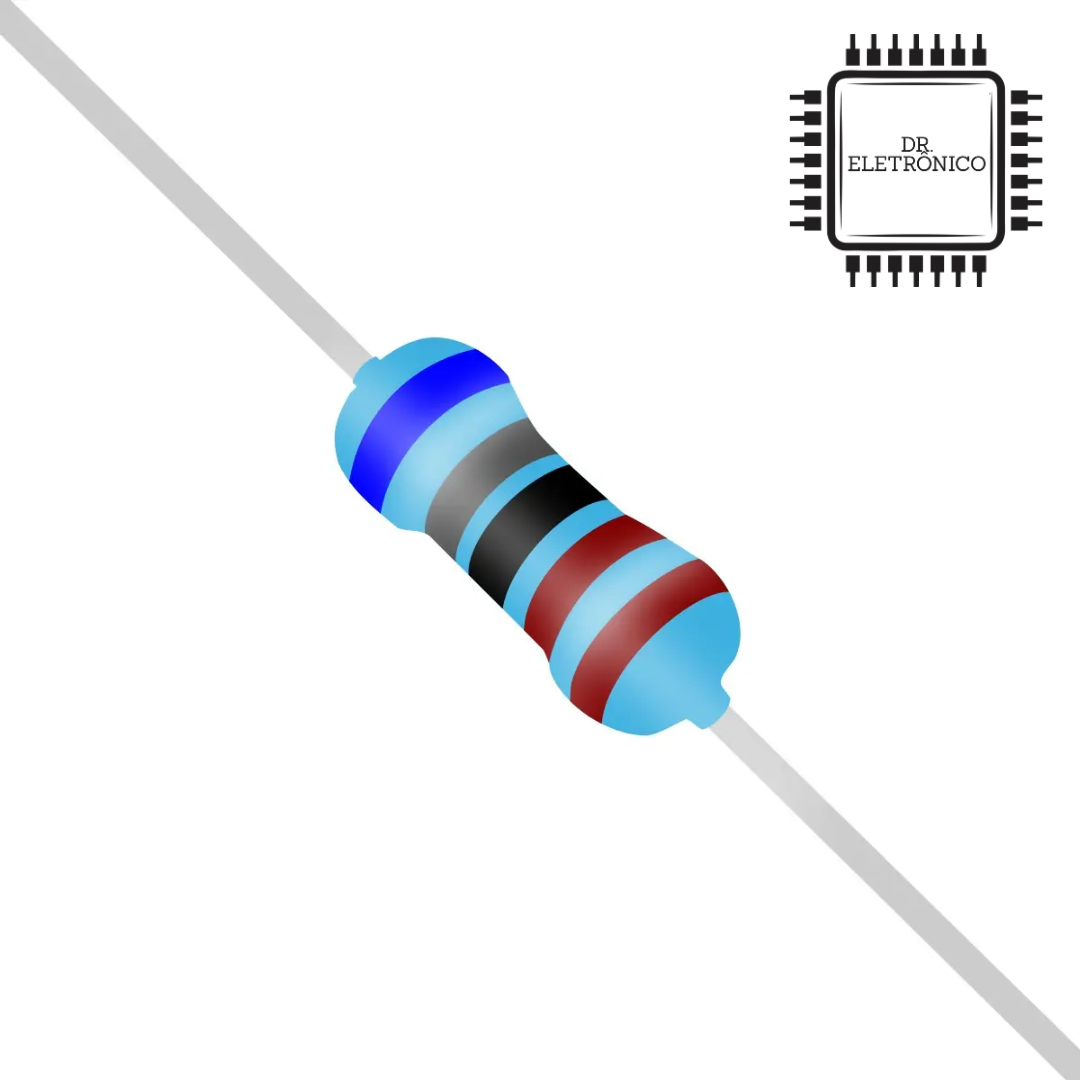 Resistor de Precisão 6K8 1/4w